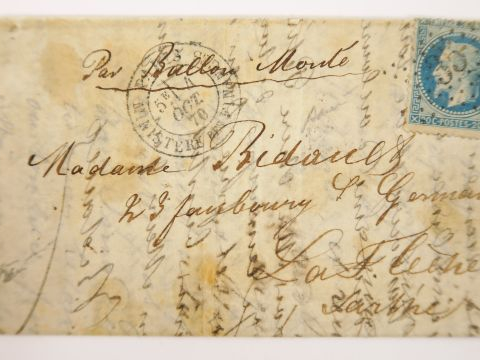 Ensemble de 8 ballons montés 'Le Washington' (2), 'Les Etats-Unis', 'L