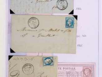 Vente aux enchères Ensemble de plis postaux concernant l'arrondissement de Toulouse : 19 