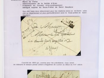 Ensemble de plis postaux concernant l'arrondissement de St Gaudens : 2