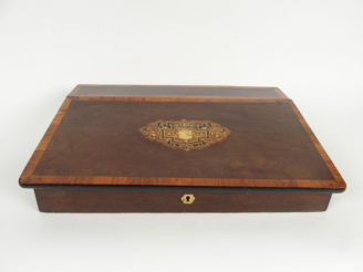 Vente aux enchères Ecritoire Napoléon III en marqueterie Boulle