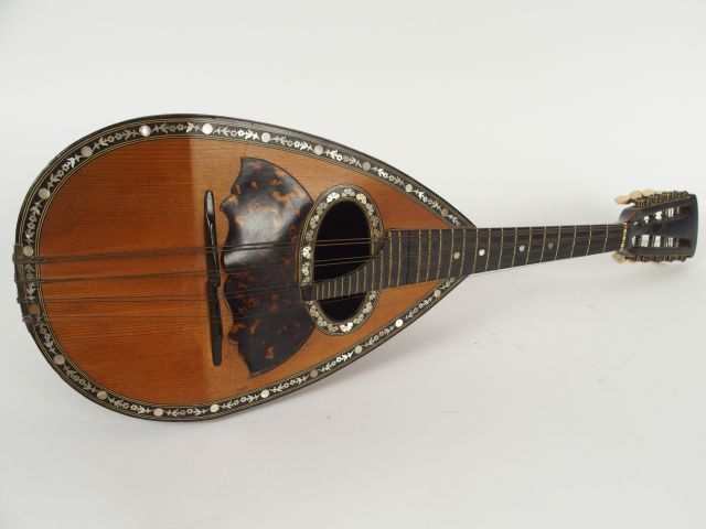 Mandoline Napoléon III en marqueterie