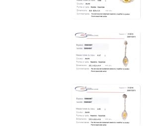 Parure Art Déco comprenant une paire de boucles d’oreilles ornées de d