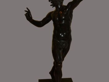 FONDERIA SOMMER, NAPOLI. Fin XIXe – début XXe, « Bacchus ». Sujet en b