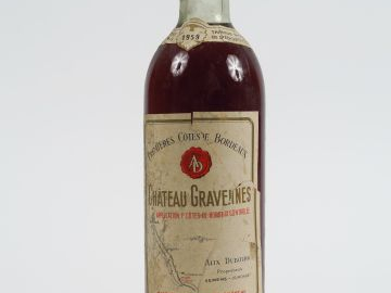 1 BOUTEILLE CHÂTEAU GRAVELINES 1eres CÔTES DE BORDEAUX BLANC LIQUOREUX
