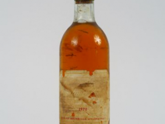Vente aux enchères 1 BOUTEILLE CHÂTEAU D'YQUEM 1er CCS SAUTERNES - 1970 - LB/ETA