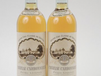 Vente aux enchères 2 BOUTEILLES CHÂTEAU CARBONNIEUX BLANC CC GRAVES - 1999