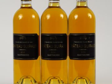 3 BOUTEILLES CHÂTEAU GUIRAUD 1er CC SAUTERNES - 2006