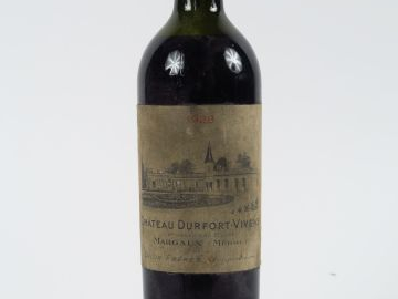 1 BOUTEILLE CHÂTEAU DURFORT VIVENS GCC MAGAUX - 1928 - MEP/EF