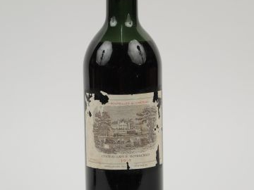 1 BOUTEILLE CHÂTEAU LAFITE ROTHSCHILD 1er GCC PAUILLAC - 1955 - EA/MEP