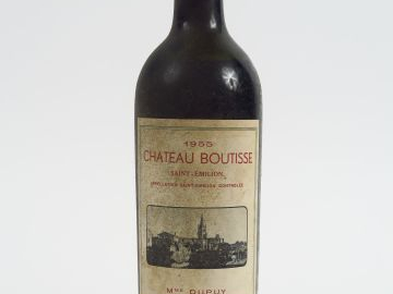 1 BOUTEILLE CHÂTEAU BOUTISSE ST EMILION - 1955 - HEP-MEP
