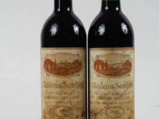 Vente aux enchères 2 BOUTEILLES CHÂTEAU SOUTARD GCC ST EMILION - 1981 - EF