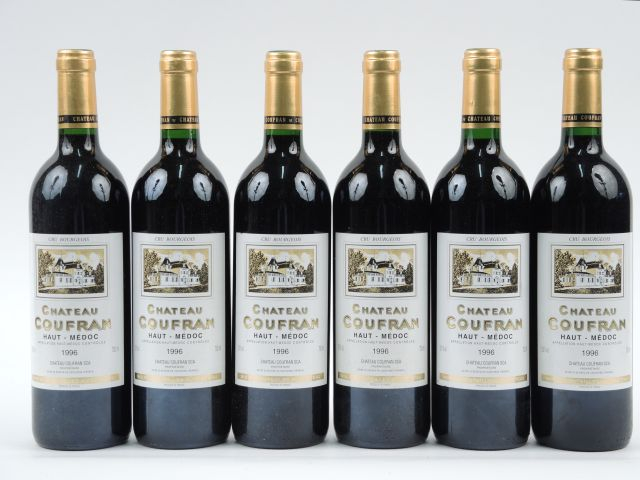 6 BOUTEILLES CHÂTEAU COUFRAN CB HAUT MEDOC - 1996 - CBO