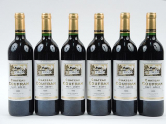 Vente aux enchères 6 BOUTEILLES CHÂTEAU COUFRAN CB HAUT MEDOC - 1996 - CBO