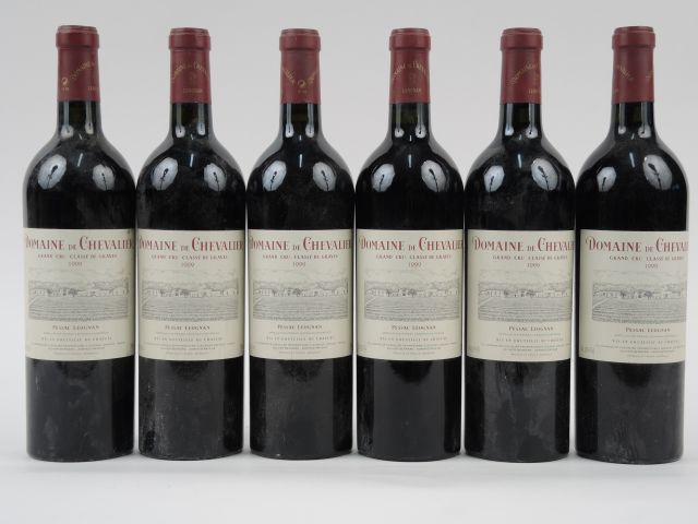 6 BOUTEILLES DOMAINE DE CHEVALIER CC GRAVES - 1999
