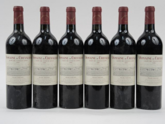 Vente aux enchères 6 BOUTEILLES DOMAINE DE CHEVALIER CC GRAVES - 1999