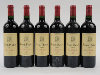 Vente aux enchères 6 BOUTEILLES CHÂTEAU FRANK PHELAN ST ESTEPHE - 2005