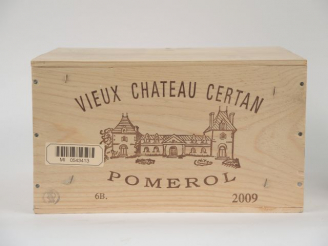 Vente aux enchères 6 BOUTEILLES VIEUX CHÂTEAU CERTAN POMEROL  - 2009 - CBO
