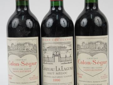 3 BOUTEILLES : 2 CHÂTEAU CALON SEGUR GCC ST ESTEPHE 1998 - 1 CHÂTEAU L