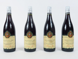 Vente aux enchères 4 BOUTEILLES SANTENAY TASTEVINAGE LABOURE ROI - 1996