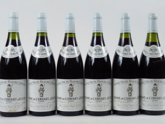 Vente aux enchères 6 BOUTEILLES BEAUNE GREVES 'VIGNE DE L'ENFANT JESUS' BOUCHARD PÈRE   F