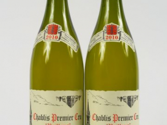 Vente aux enchères 2 BOUTEILLES CHABLIS 1er CRU 'VAILLONS' VINCENT DAUVISSAT- 2010