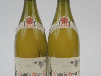 Vente aux enchères 2 BOUTEILLES CHABLIS GC V. DAUVISSAT - 2002 - 1 LES CLOS - 1 LES PREUS