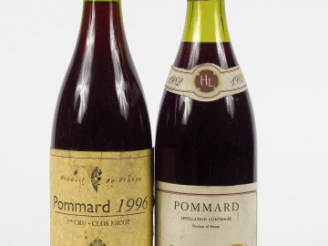 Vente aux enchères 2 BOUTEILLES POMMARD : 1 HONORE LAVIGNE 1982 3 CM - 1 'CLOS MICOT' 1er