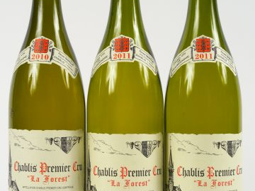 3 BOUTEILLES CHABLIS 1er CRU 'LA FOREST' VINCENT DAUVISSAT - 2 de 2011