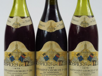 Vente aux enchères 3 BOUTEILLES NUITS ST GEORGES 1er CRU HOSPICES DE BEAUNE : 2 'CUVEE AN