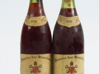 Vente aux enchères 2 BOUTEILLES CHATEAUNEUF DU PAPE 'DOMAINE DES SENECHAUX' L. RAYNAUD - 