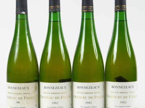 4 BOUTEILLES BONNEZEAUX CHÂTEAU DE FESLES - 1982