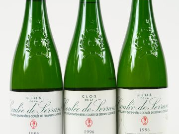 3 BOUTEILLES CLOS DE LA COULEE DE SERRANT NICOLAS JOLY - 1996