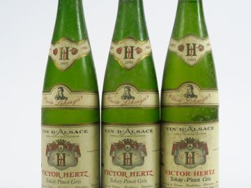 3 BOUTEILLES TOKAY PINOT GRIS 'CUVEE LOHENGRIN' HERTZ - 2 de 1997/1 de