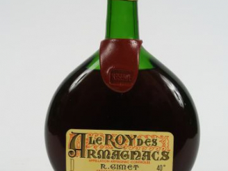 Vente aux enchères 1 BOUTEILLE ARMAGNAC 'LE ROY DES ARMAGNACS' GIMET - COFFRET
