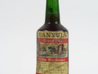 Vente aux enchères 1 VIEILLE BOUTEILLE BANYULS GC 'CÔTE ROCHEUSE'