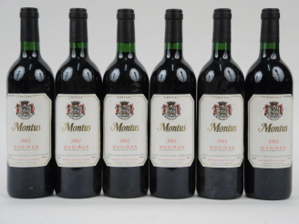 Vente aux enchères 6 BOUTEILLES CHÂTEAU MONTUS MADIRAN - 2002