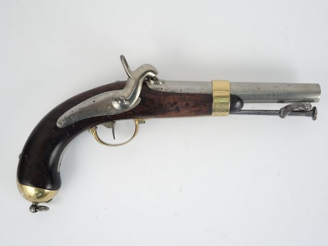 112-19 Pistolet réglementaire français de marine modèle 1837. Fabricat