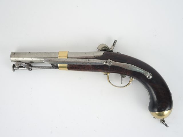 112-19 Pistolet réglementaire français de marine modèle 1837. Fabricat