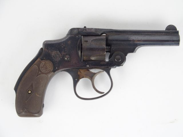 310-Revolver Smith   Wesson à brisure calibre 32 CF safety hammerless 