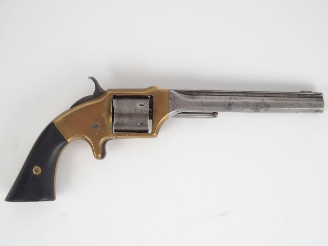 280-Intéressant et rare revolver « spur trigger » «  E.A. PRESCOTT » c