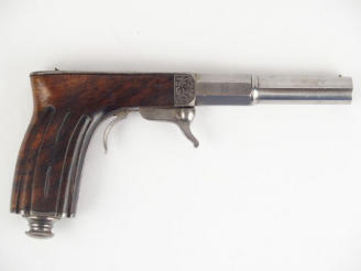 Vente aux enchères 223-.Joli pistolet de poche à percussion inférieure système « Cessier 