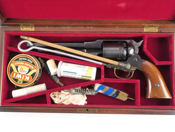 217-Réplique moderne d’un révolver Remington 1858 calibre 36, pontet l