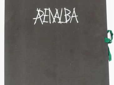 Alicia PENALBA. Album de 25 lithographies 'Compositions en noir et bla