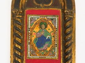 Vente aux enchères Plaque en émail 'Christ'