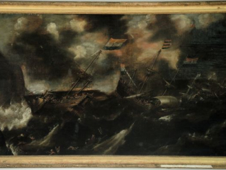 Vente aux enchères Andries van AERTVELT (Attribué à)  (1590 - 1652) Tempête Toile  112 x 