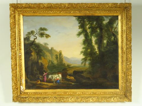 Herman Van SWANEVELT (Attribué à) (1600 - 1655) "Zeus paré par Europe"