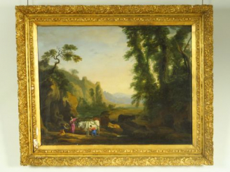 Vente aux enchères Herman Van SWANEVELT (Attribué à) (1600 - 1655) "Zeus paré par Europe"