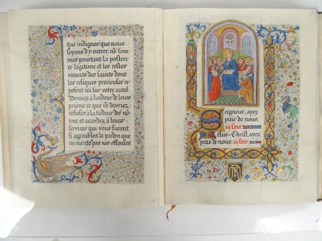 MANUSCRIT ENLUMINÉ milieu XIXe s. Missel et Messe de mariage. Manuscri