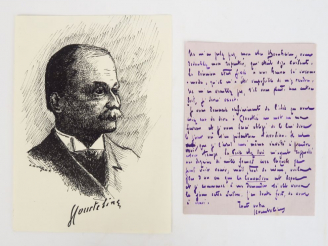 Vente aux enchères COURTELINE (Georges). 1858-1929. Romancier et dramaturge. Lettre autog