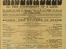 HUGO. Les Misérables. AFFICHE. Théâtre Royal Guernsey. Lessee and Mana